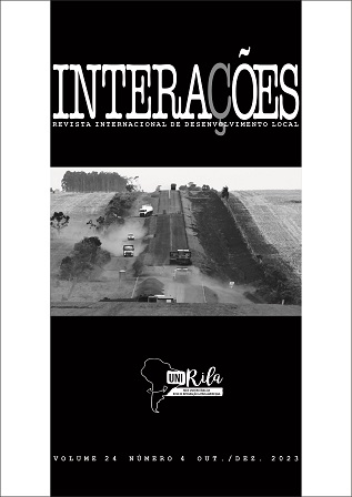 					Visualizar Interações v. 24, n. 4,  out./dez. 2023 -  Dossiê III: O papel da UniRila nos desafios da integração  na Rota Bioceânica (Brasil, Paraguai, Argentina e Chile)
				